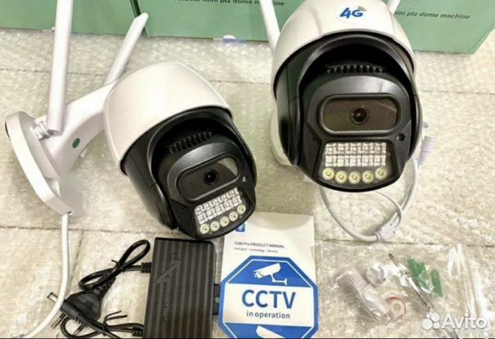 4G SIM/Wi-Fi Камера видеонаблюдения Р25