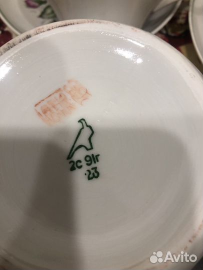 Чайный сервиз СССР дулево