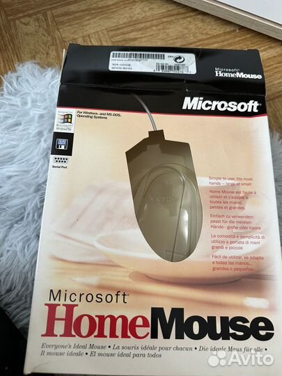Коробка и документация от Microsoft homemouse