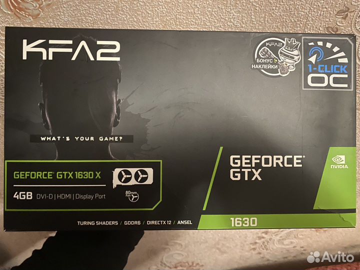 Geforce GTX 1630 4 GB