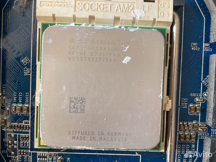 Материнская плата с процессором