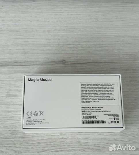 Беспроводная мышь Apple magic mouse