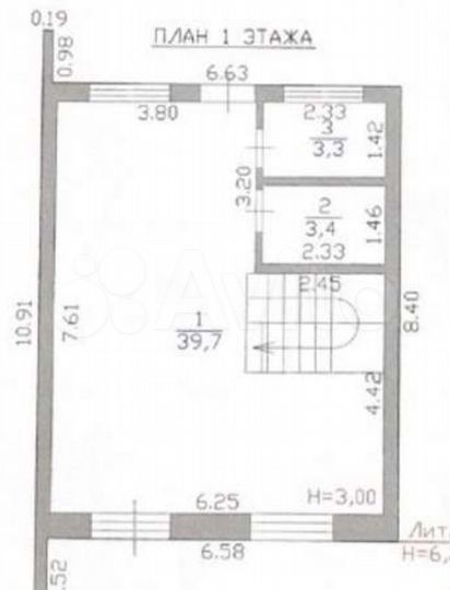 Дом 108 м² на участке 1,7 сот.