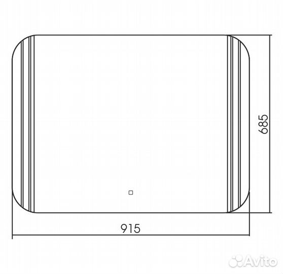 Azario LED-00002524 Зеркало