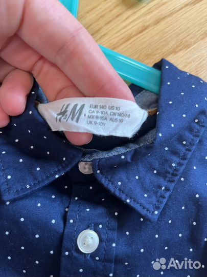 Рубашка для мальчика 140 новая