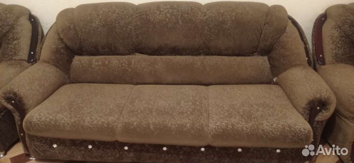 Диван и 2 кресла