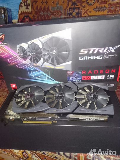 Видеокарта rx480 8gb