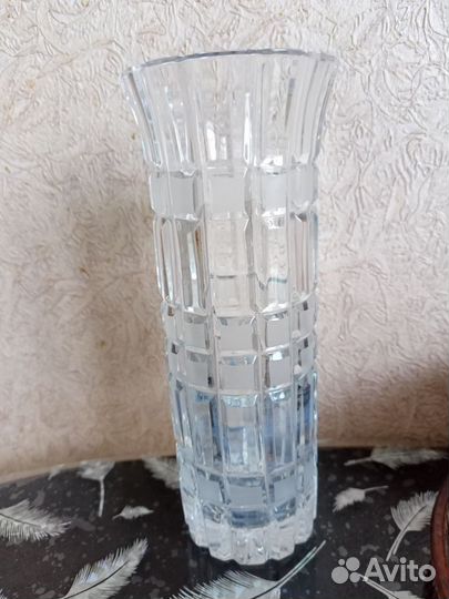 Ваза для цветов хрустальная СССР