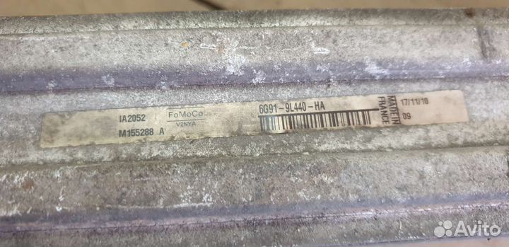 6G91-91440-HA Интеркулер ford galaxy2