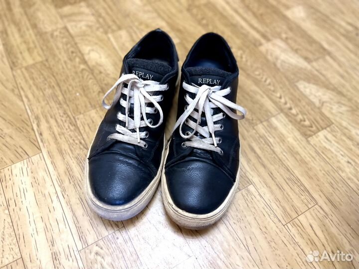 Кеды Replay кожа