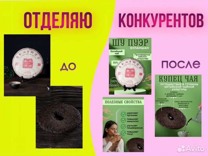 Инфографика для маркетплейсов Wildberries/Ozon