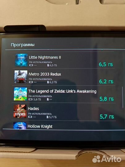 Новый Прошит Nintendo Switch oled 256гб белый