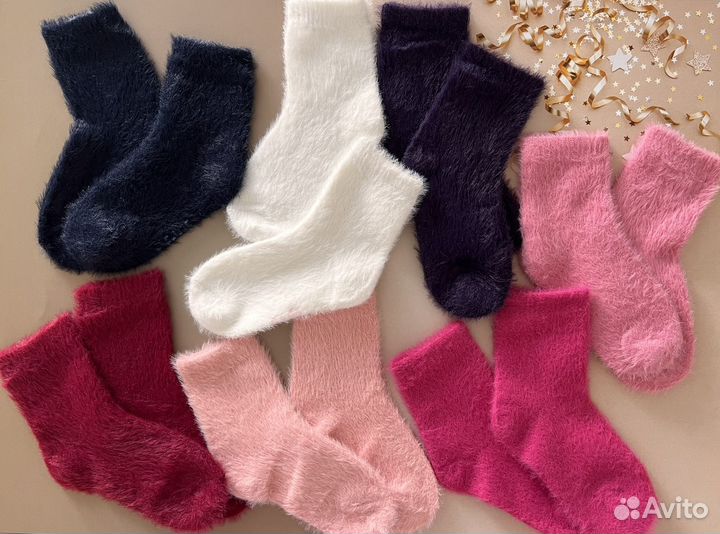 Носки детские для девочки и мальчика (соболь)