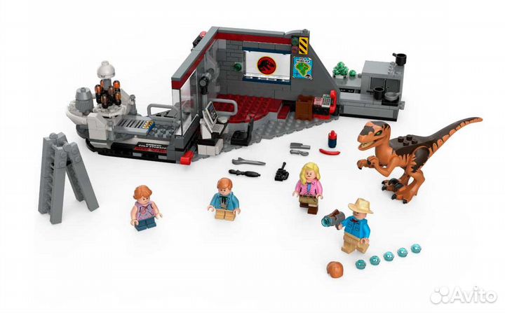 Конструктор 10924 Охота на рапторов в Парке Юрског