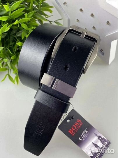 Ремень мужской hugo boss (новый)
