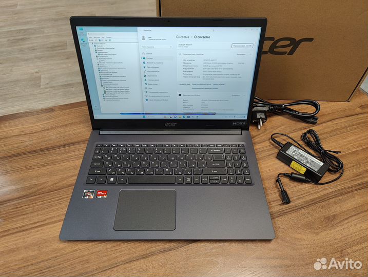 Ноутбук Acer Extensa 15, Ryzen 3 3250U /8Gb /512Gb