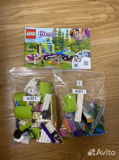 Lego Friends 41371 Трейлер для лошадки Мии