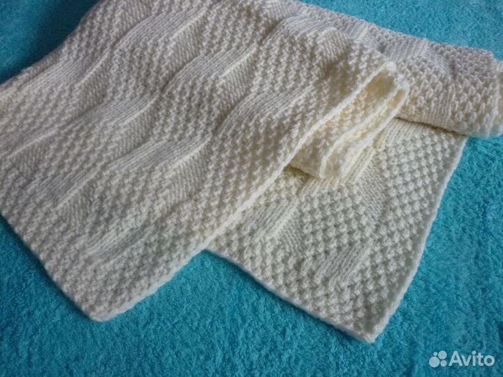 Плед детский спицами