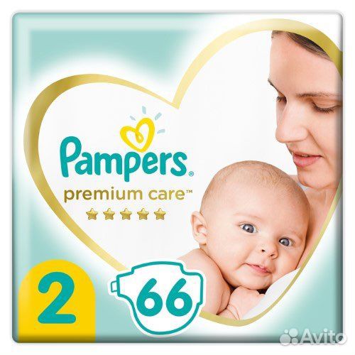 Подгузники pampers premium care 2