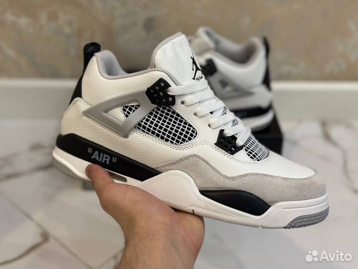 Кроссовки Nike Air Jordan 4 белые