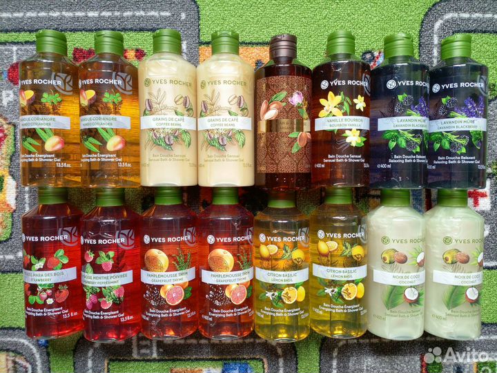 Новые гели для душа Yves Rocher 400ml