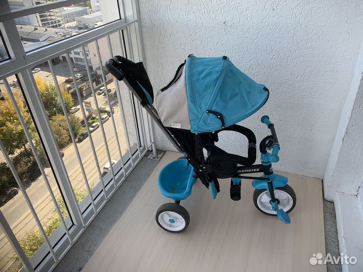 Велосипед коляска с ручкой