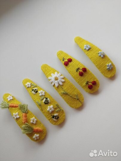 Заколка для волос ручная работа