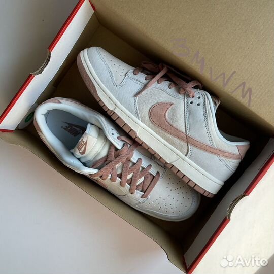 Nike Dunk Low Retro Premium Fossil Rose - оригинал