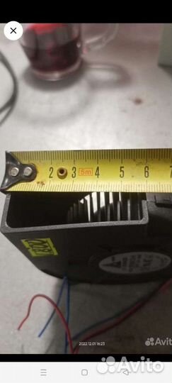 Вентилятор улитка 12В 4.5А