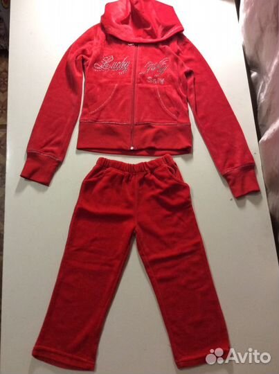 Бархатный костюм на девочку 4-5 лет