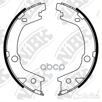 Колодки торм.бараб.ручн.торм. hyundai Santa Fe