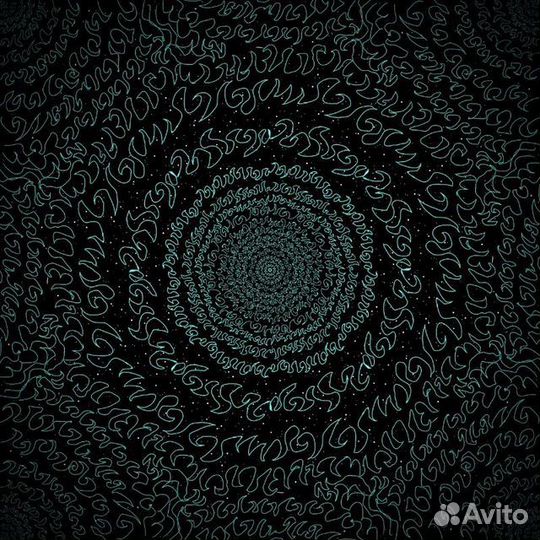 Картина на заказ ручной работы в психоделики чб