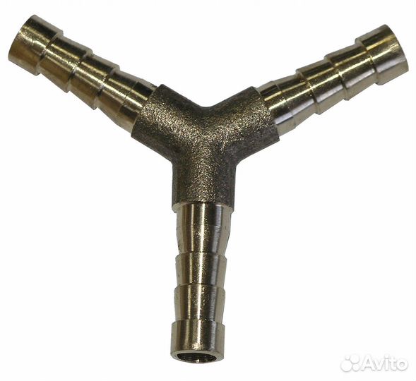 Тройник под шланг д. 6 (Ерш Y-образный 6*6*6)