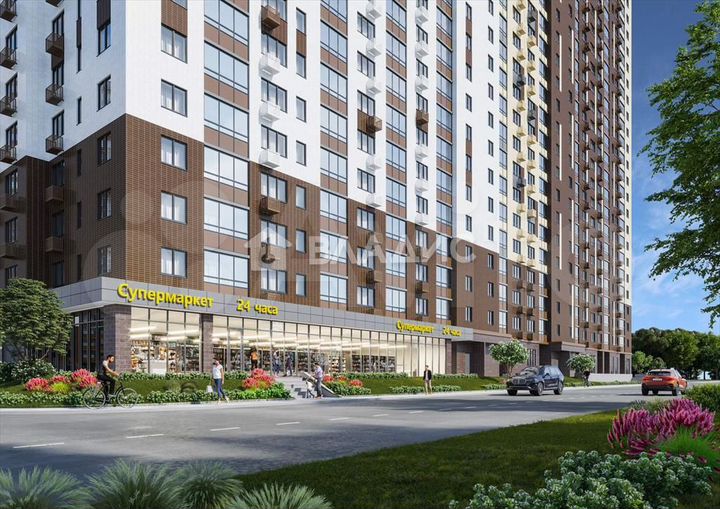 1-к. квартира, 25,1 м², 20/25 эт.