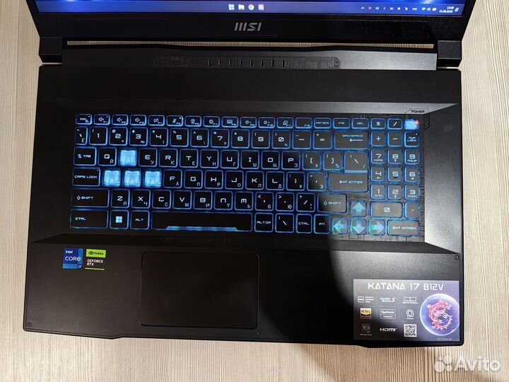 Katana 17 B12VFK-273RU