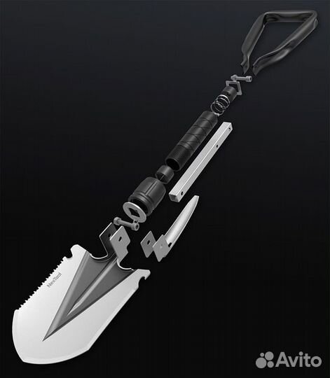 Лопата сапёрная складная 128мм NexTool Multifuncti