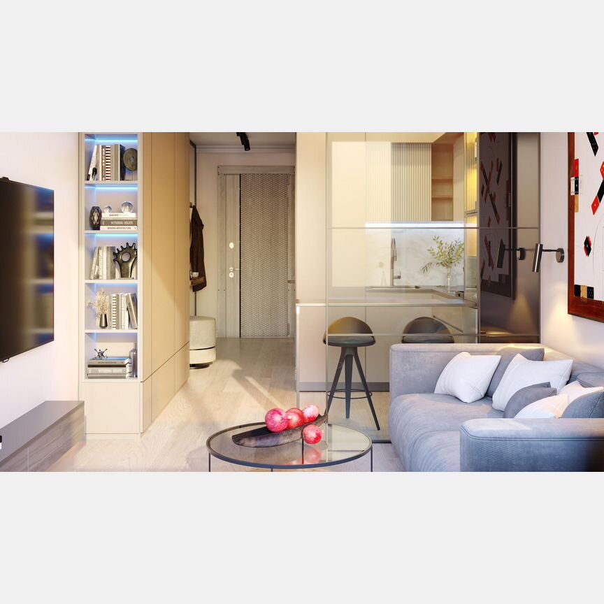 1-к. апартаменты, 37,7 м², 11/28 эт.