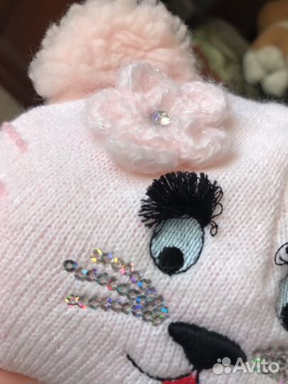 Комплект шапка, шарф зима