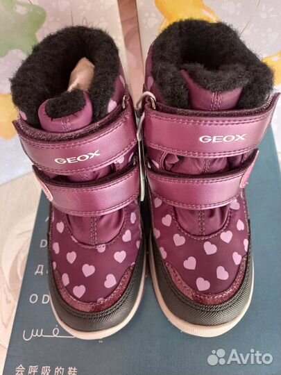 Зимние ботинки geox 27 (17,5 см)