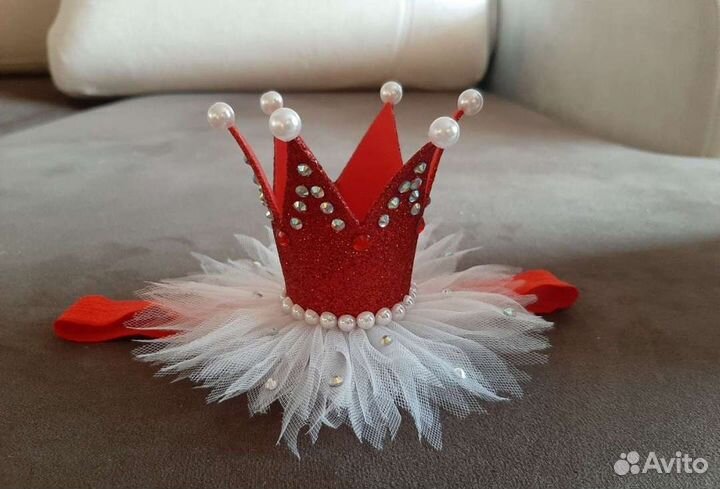 Повязка корона для маленькой принцессы