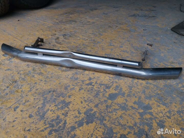 Защита бампера прадо 150