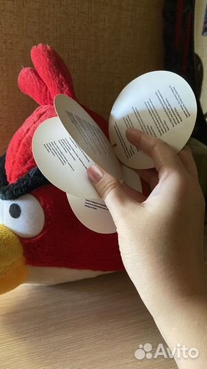 Angry birds красная голова