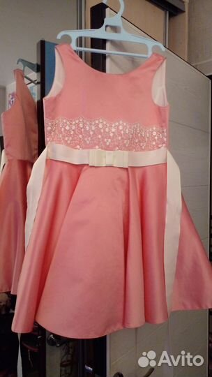 Платье розовое