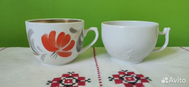Чайные чашки СССР кружки
