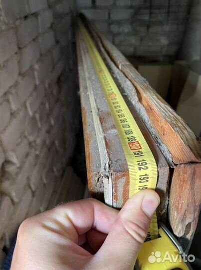 Дверь деревянная входная 192,5х99,5х7,5 без короба