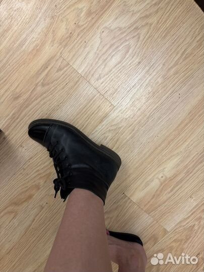 Ботинки нат кожа в отличном состоянии