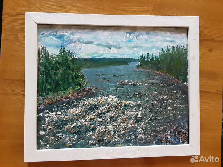 Картина маслом на холсте пейзаж