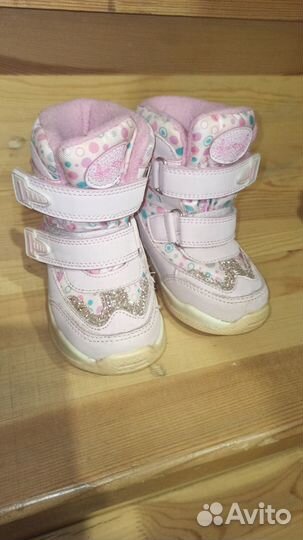 Ботинки зимние для девочки 23