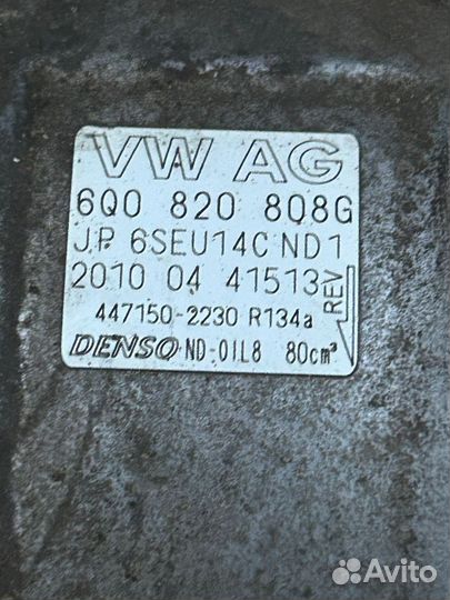 Компрессор кондиционера fabia