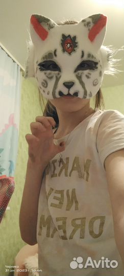 Маска кошки для квадробики